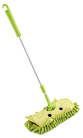 Folpus Kids Children Mop Cleaning Cleaner Toy Gift for Toddler Girls 1-6 Years Old, Green, as described