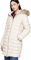 Tommy Jeans Damen Daunenmantel Essential Hooded Down Coat mit Kunstpelz, Elfenbein (Newsprint), L