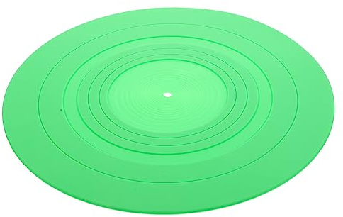 TOYANDONA Antistatisches Silikon Schallplattenspieler Pad ø 295mm Vinyl Schutzmatte Für Phonographen Stoßdämpfend Vibrationskontrolle