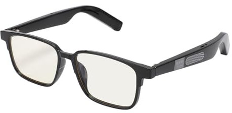 Smart-Brille, Kabellose IP5-wasserdichte Open-Ear-Sound-Sonnenbrille mit Dual-Mikrofonen, BT 5.3 Sprachsteuerung, Unisex-Smart-Audio-Brille für Fahren, Sport, (mit polarisiertem
