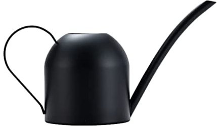 ASHSDI Regadera Plantas Regadera Vintage De Acero Inoxidable Negro con Pico Largo Regadera Plantas En Maceta Suministros De Jardinería Botella De Riego Regador de Plantas