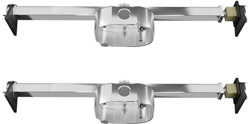 OHLECTRIC Saf-T-Brace For Ceiling Fans - Features 3 Teeth, Twist and Lock Design, 1.5 Heavy Duty Metal Electrical Box - Secure Installation For New, Remodel, Retrofit Application, Silver | Pack of 2