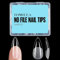 TOMICCA Capsule Americaine Ongle, 12 Tailles Almond Moyen Faux Ongles, Avec Valise De Rangement, Pose Americaine Capsule pour Diy Nail Art 240 Pièces
