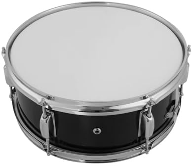 Sunydog 12 Zoll Snare Drum mit Drumsticks Schultergurt Drum Key Percussion Instrument für Anfänger Schüler Marching Snare Drum Tragbares Snare Set(Eisen)