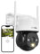 ZOSI 1080p Cámara Vigilancia Seguridad WiFi Exterior, Detección y Seguimiento de Persona, Visión Nocturna Color, Alarma de Sirena y Luz, C290