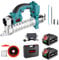 Cordless Grease Gun Electric Grease Gun Tool - 480w Max Output Power Pressure 10000PSL, 20 inch Long Hose, for Mechanical Equipment Oiling (Incl. 2 Batteries & Charger)