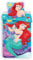 Parure de Lit Ariel La Petite Sirène, 100% Coton, Housse de Couette 140x200 cm + Taie d'oreiller 65x65 cm