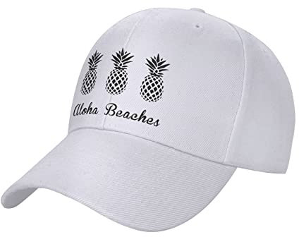 PITFS Coole Papa Mütze Aloha Strände Ananas Casquette Lustig Spruch Hüte Golf Hüte Herren Lustig, farbig, M