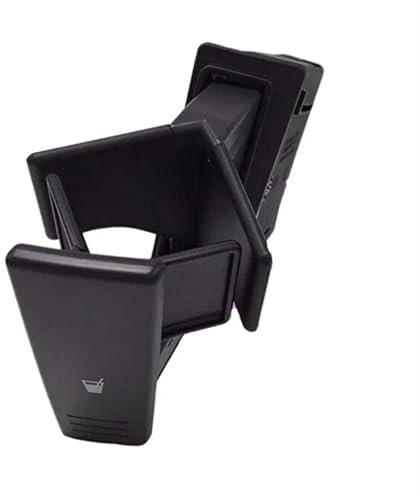 DEMULAX Porte-gobelet de Console Centrale de Voiture, for Polo, 9N 2002 2003 2004 2005 2006 2007 2008 2009 2010 6Q0 858 602 Inserts en Caoutchouc pour Porte-gobelet de Console