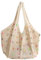 FloralGrace 1 Stück Boho Gehäkelte Strand Tote Schultertasche mit Farbenfrohen Perlen, Gewebte Tasche Handtasche | Farbenfrohe Hippie Häkeltasche Beach Bag für Frauen