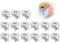 Furniture Cam Lock Nuts & Fittings - 15x11mm Zinc Alloy Cabinet Drawer Wardrobe Connectors, Quick Install Cam Lock Nuts for Kitchen Bedroom Flat Pack Furniture Panel Assembly