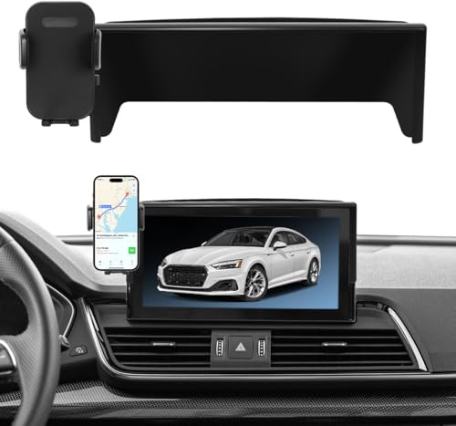 FETUSI Kfz-Handyhalterung kompatibel mit Audi A4 2020-2025/A5 2020-2025/Q5 2021-2025 Auto-Innenausstattung 10,1-Zoll-Bildschirm Befestigungsclip, Handyhalterung freihändig 360° drehbare