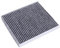 ZDPVK Innenraumfilter for Vw Polo 6R 6C 1.0 1.2T 1.4T 1.6T 2010-2019 OEM 6R0819653 Fahrzeug-Luftfilter