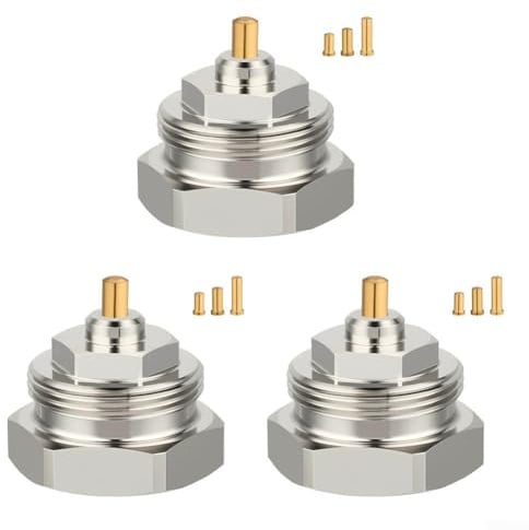 3er Set Thermostatkopf Adapter M30x1,0 auf M30x1,5 für Oventrop Pre-1998 Heizkörperventile für Smart Home Heizsysteme