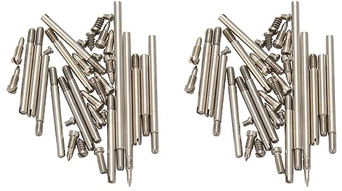 Padivine 68 Stücke/Set Klarinetten Teile Schrauben + Klarinetten Wellen Stangen Kit DIY Werkzeug Blas Instrument Zubehör
