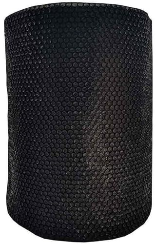 GIOPSQ Film noir avec mousse à bulles vert menthe – Coussin en mousse épais pour colis express, emballages en papier, protection contre chocs et chutes pour colis (0,4 × 8 m, 1 rouleau) papier bulle/A
