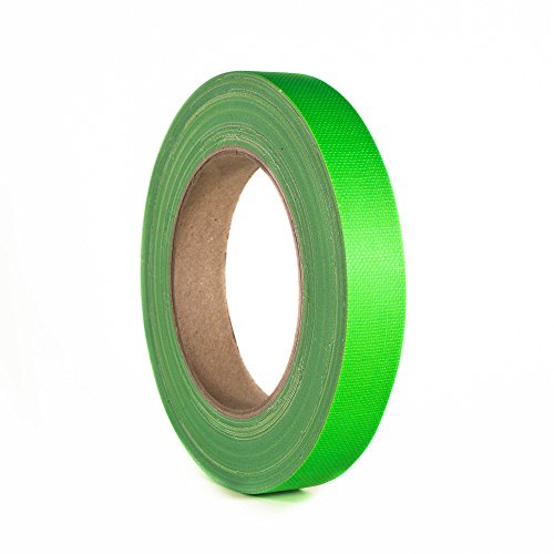 Adam Hall Accessories 58064NGRN Gaffer Klebeband 19mm x 25m neongrün
