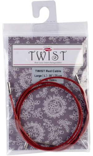 ChiaoGoo Twist RED Cable 125cm Large - 1pc