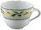 Hutschenreuther Maria Theresia Medley Kaffeetasse Olivenmuster - Konisch, Ø 8,4 cm, höhe 6,8 cm, 0,230 l, Porzellan Kaffee-Obertasse, Gelb, blau, weiß