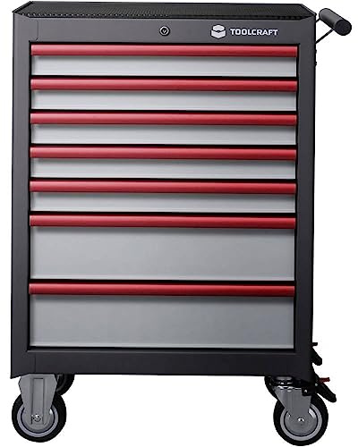 TOOLCRAFT 887089 Werkzeugwagen WSW-307 Abmessungen: (L x B x H) 681 x 459 x 1000 mm 66,3 kg