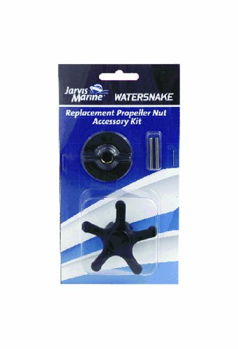 Watersnake Prop Nut Accessory Kit – Replacement Propeller Nut, Shear Pins & Prop Nut Key – Spare Trolling Motor Parts – Not Compatible with Asp Series
