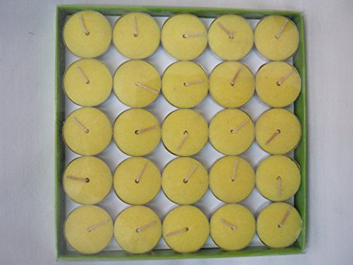 Premier BA073320 Citronella Teelichter, Gelb, 50 Stück