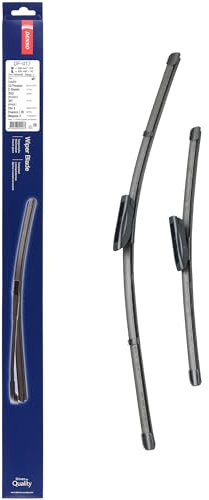 DENSO Flachwischer-Set DF-017 (600/400 mm, Linkslenker): Zwei leise, langlebige Wischer mit aerodynamischem Design. OEM-Qualität, breite Kompatibilität, 2 Jahre Garantie.