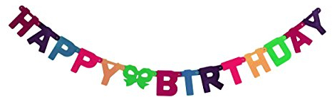 Stylex 14266 - Buchstabenkette Happy Birthday 1.5 m