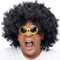 Afroperücke Mega Rasta Afro Perücke für Party Karneval und als Kostüm - XXL Volumen!