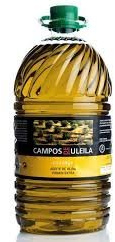 3 bouteilles de PET 5 l - Campos de Uleila Coupage - huile d'olive vierge extra écologique - Agriculture intégrée - par Oliva Oliva Internet SL