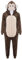 A2Z 4 Kids Animal Onesie for Kids Girls Boys Super Soft Costume Onesie - E.S Monkey 13