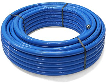 Pipetec Aluverbundrohr Aluminium Mehrschichtverbundrohr 16x2 mm 6mm blau 50m Isolierung PEX Mehrschicht-Verbundrohr MV-Rohr Mehrschichtrohr Heizung Wasser