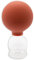 Schröpfglas | mit Saugball | und Olive | Schröpfset | Feuer Schröpfen | Qualitätsglas (ca. 2,5cm)