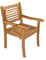 SAM Gartensessel Cordoba, Holzsessel aus Akazienholz, Massivholz, Gartenstuhl für Balkon, Terrasse oder Garten, pflegeleichtes Unikat, massiver Balkonstuhl/Holzstuhl mit Armlehnen