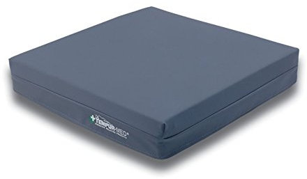 Tempur Rollstuhlkissen 43 x 43 x 7,5 cm Jersey dunkelblau + NS