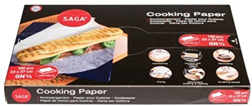 Saga GH038 Kochpergament 33 x 27 Cm Cooking Paper