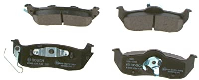Bosch BP1053 - Brake Pads Car Rear Axle - 1 Set of 4 Pads | Bosch Quality - Reduced Noise and Dust - ECE-R90 Certified - Copper-Free