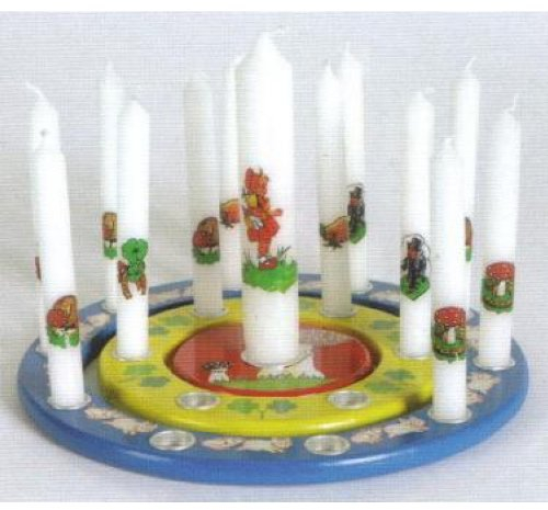 Everflag 1 Lebenslicht und 10 Geburtstagskerzen