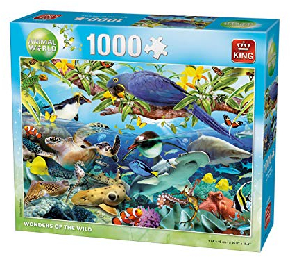 King kng05482 Animal World Wonders of The Wild Puzzle (1000 Teile)