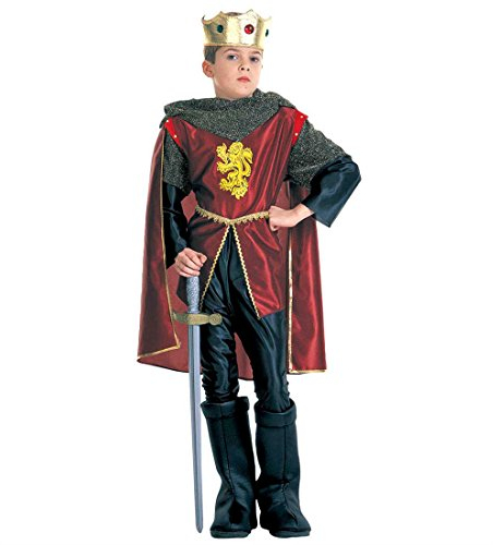 Prinz Kostüm Ritter Kinderkostüm S 128 cm 5-7 Jahre Kinder Königskostüm Fasching Ritterkostüm Mittelalter Prinzenkostüm Prinzen Faschingskostüm König Larp Mottoparty Verkleidung Karneval Jungen