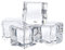 12Pcs Acryl löschen Eis Felsen Würfel für Vase Füller und Tabellen Verzieren (2CM)