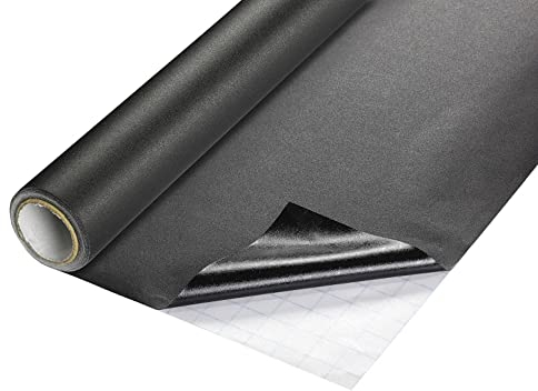 Hobbyfun Tafelfolie Schwarz, Selbstklebend, 2 m