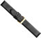 Herzog Lack Uhrenarmband Kalbsleder schwarz - Hochglanz 20607G, Stegbreite:16mm