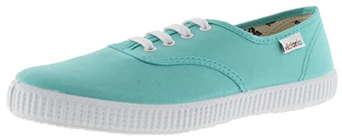 victoria 106613, 1915 Inglesa, Lona Zapatilla Cordones, Agua, 25 EU
