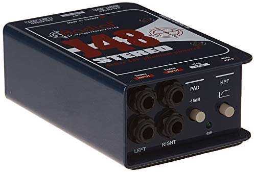 Radial J48 Stereo 2-Channel Active Instrument Direct Box