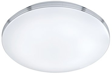 Trio Leuchten LED Deckenleuchte Apart 659412406, Metall chrom, 1x 24 Watt, Durchmesser 41cm