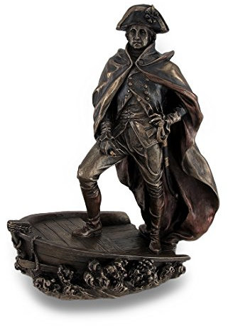Bronze Finish George Washington Delaware CROSSING Statue