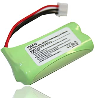 vhbw 1x Batterie Compatible avec Philips Aleor, Dect, Kala, Xalio, Zenia téléphone Fixe sans Fil (700mAh, 2,4V, NiMH) - Remplacement pour 2HR-AAAU, H-AAA600X2