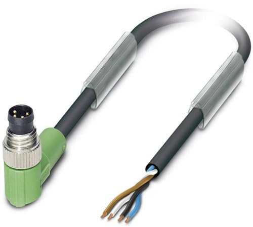 Phoenix Contact SAC-4P-M 8MR/1.5-PUR konfektioniertes Sensorkabel, Stecker gewinkelt/offenes Ende, Länge 1.5m