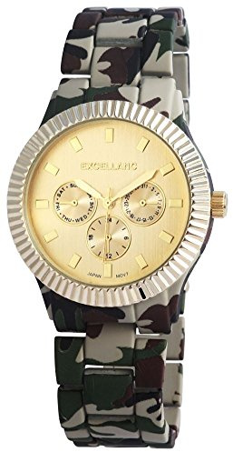 Excellanc Damen-Uhr Metall Gliederarmband Faltschließe Analog Quarz 150824000034